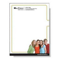 Full Magnetic Back Memo Board, Rectangle 5.5"x7.25" Square Corners, Full Co